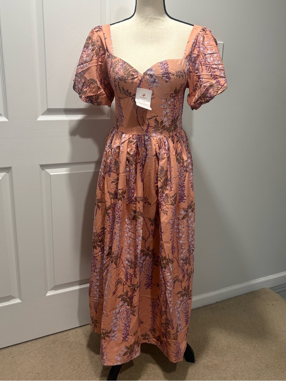 Spring Summer Floral Flowy Maxi Dress